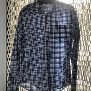 Lacoste Plaid Poplin Shirt